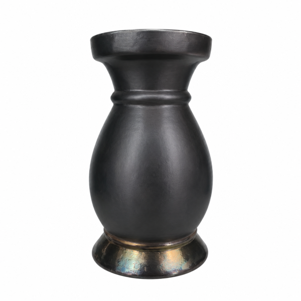 Matte Black Decorative Ceramic Vase