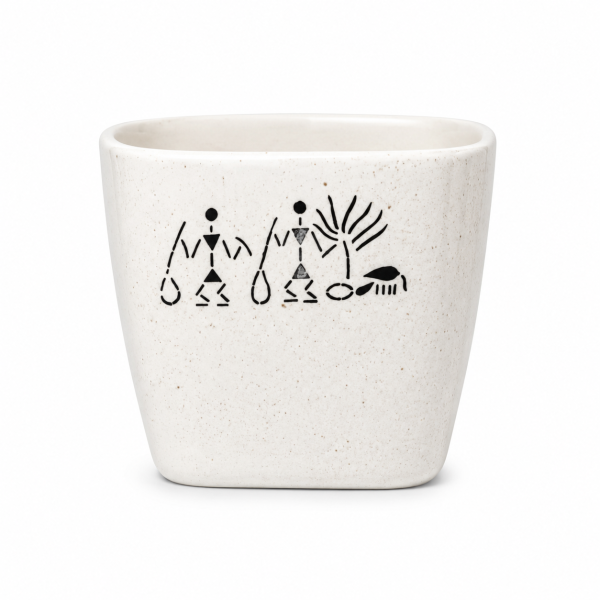 Tribal Pattern Ceramic Planter